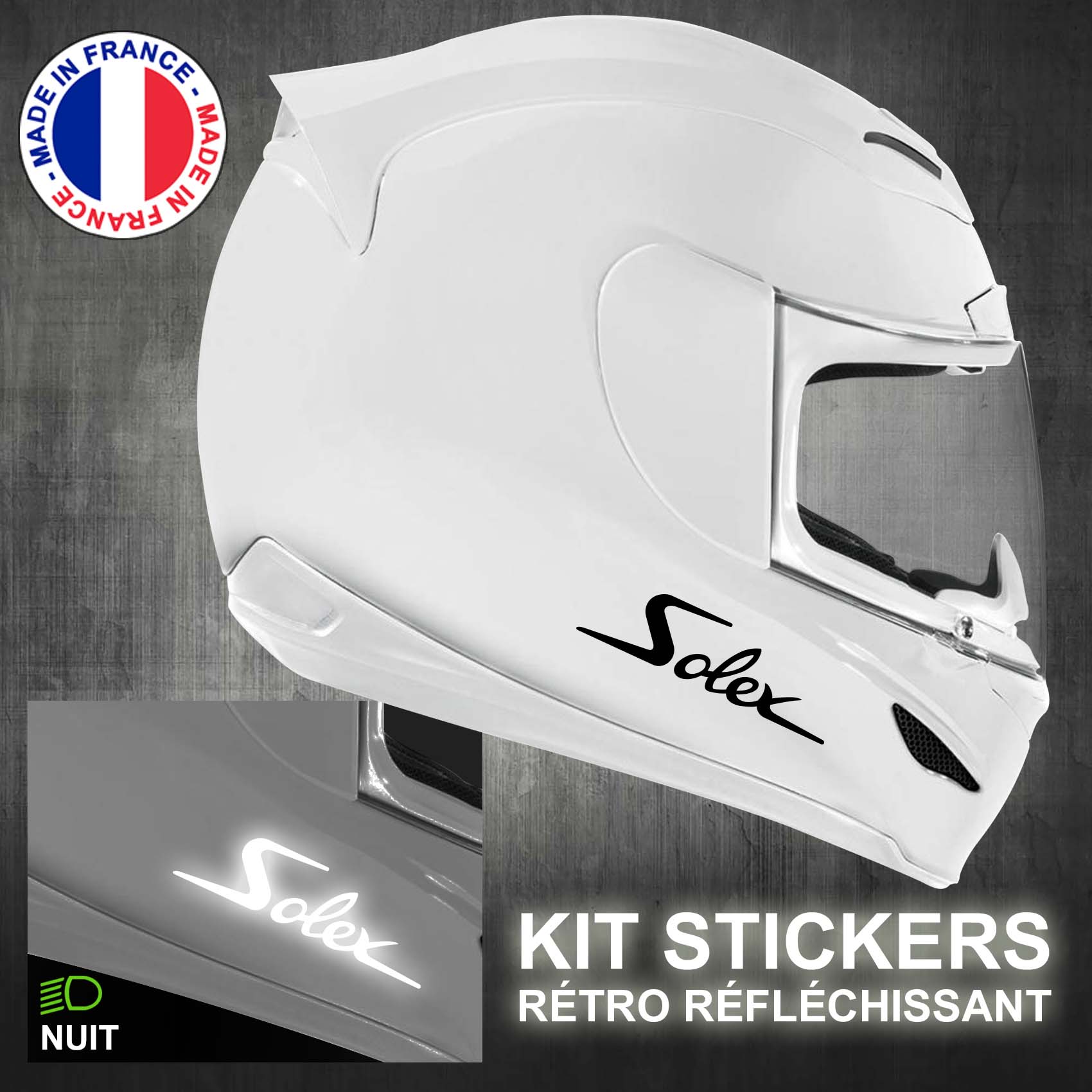 stickers-casque-moto-solex-ref1-retro-reflechissant-autocollant-moto-velo-tuning-racing-route-sticker-casques-adhesif-scooter-nuit-securite-decals-personnalise-personnalisable-min