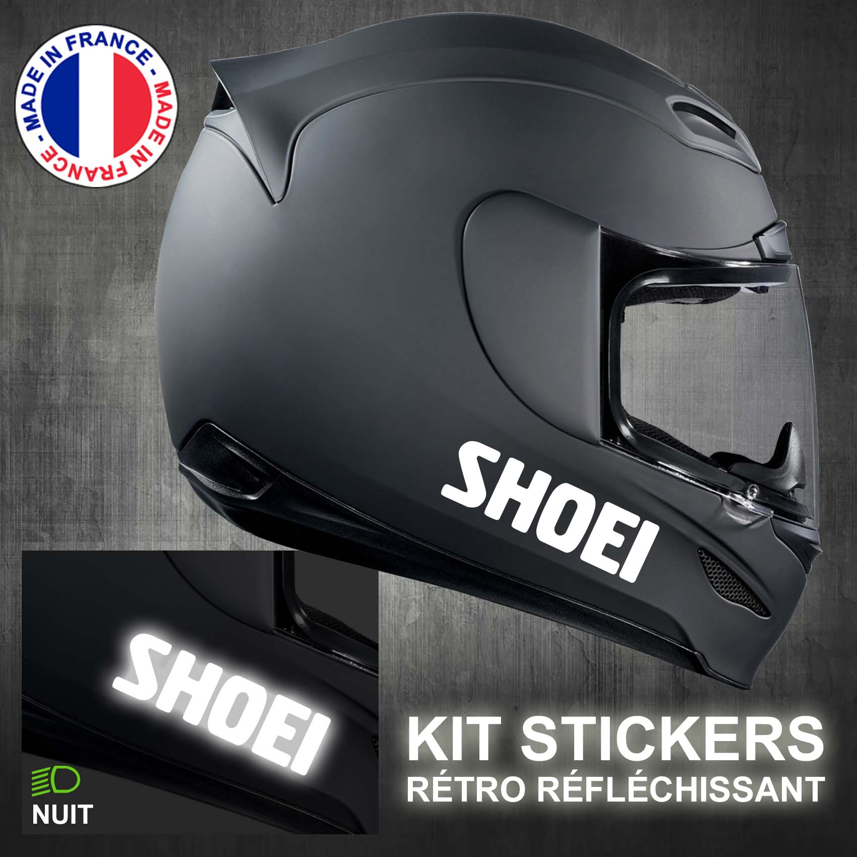 Stickers réfléchissants : Bien les coller sur son casque moto