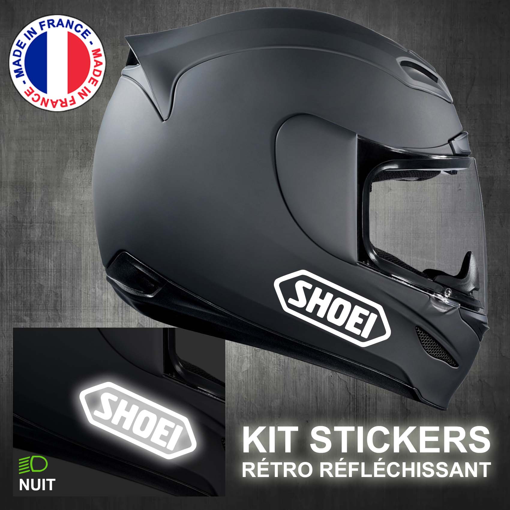 stickers-casque-moto-shoei-ref1-retro-reflechissant-autocollant-noir-moto-velo-tuning-racing-route-sticker-casques-adhesif-scooter-nuit-securite-decals-personnalise-personnalisable-min
