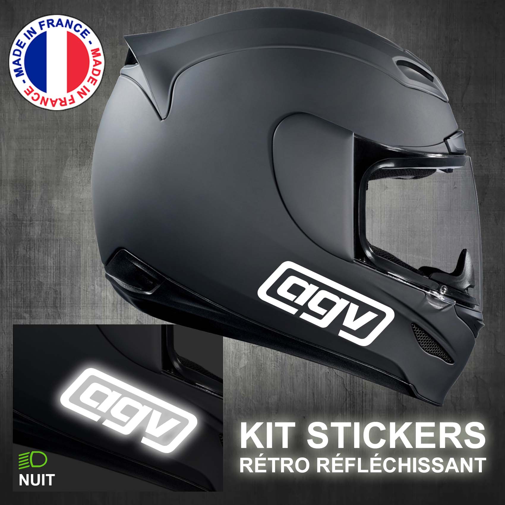 stickers-casque-moto-agv-ref1-retro-reflechissant-autocollant-noir-moto-velo-tuning-racing-route-sticker-casques-adhesif-scooter-nuit-securite-decals-personnalise-personnalisable-min