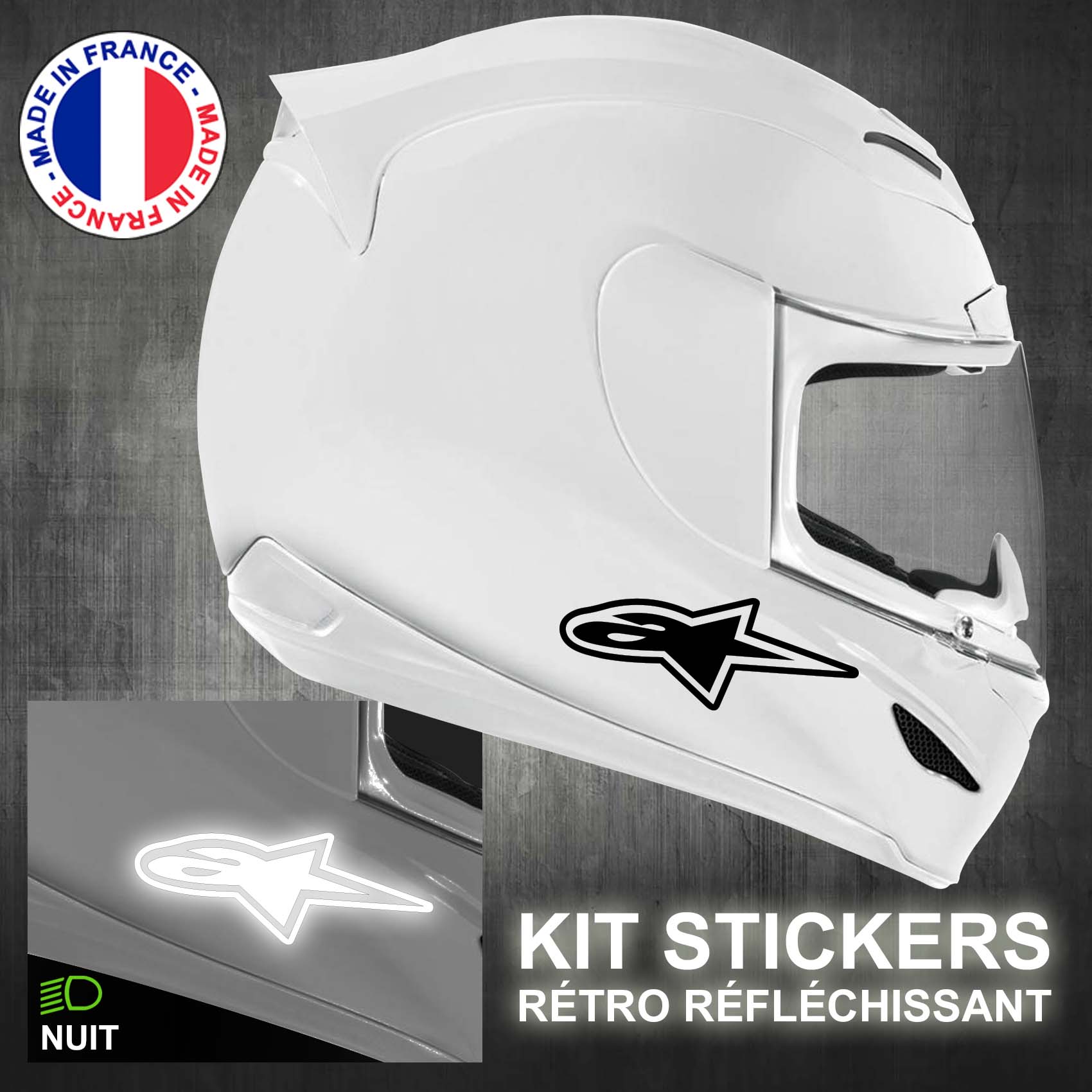 stickers-casque-moto-alpinestars-ref1-retro-reflechissant-autocollant-moto-velo-tuning-racing-route-sticker-casques-adhesif-scooter-nuit-securite-decals-personnalise-personnalisable-min