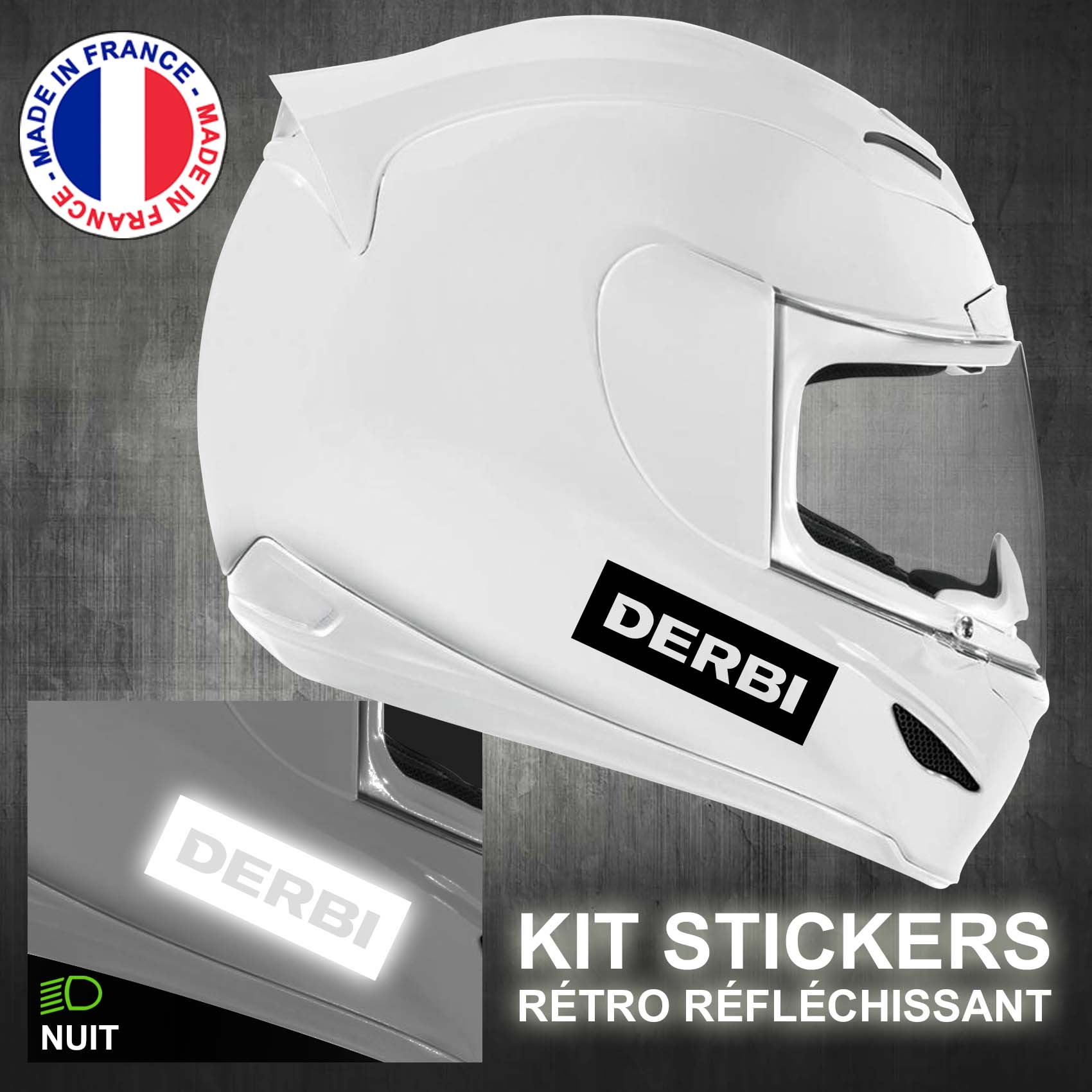stickers-casque-moto-derbi-ref1-retro-reflechissant-autocollant-moto-velo-tuning-racing-route-sticker-casques-adhesif-scooter-nuit-securite-decals-personnalise-personnalisable-min