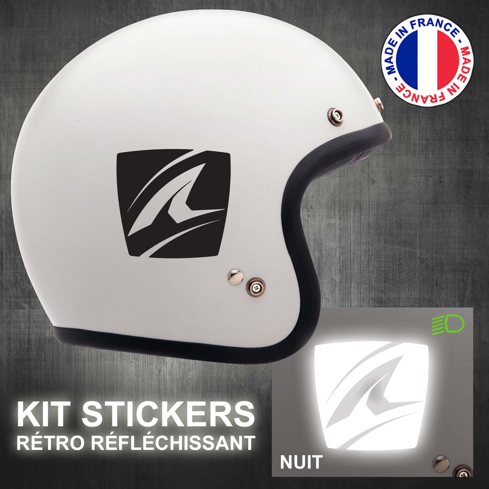 stickers-casque-moto-shark-ref2-retro-reflechissant-autocollant-blanc-moto-velo-tuning-racing-route-sticker-casques-adhesif-scooter-nuit-securite-decals-personnalise-personnalisable-min