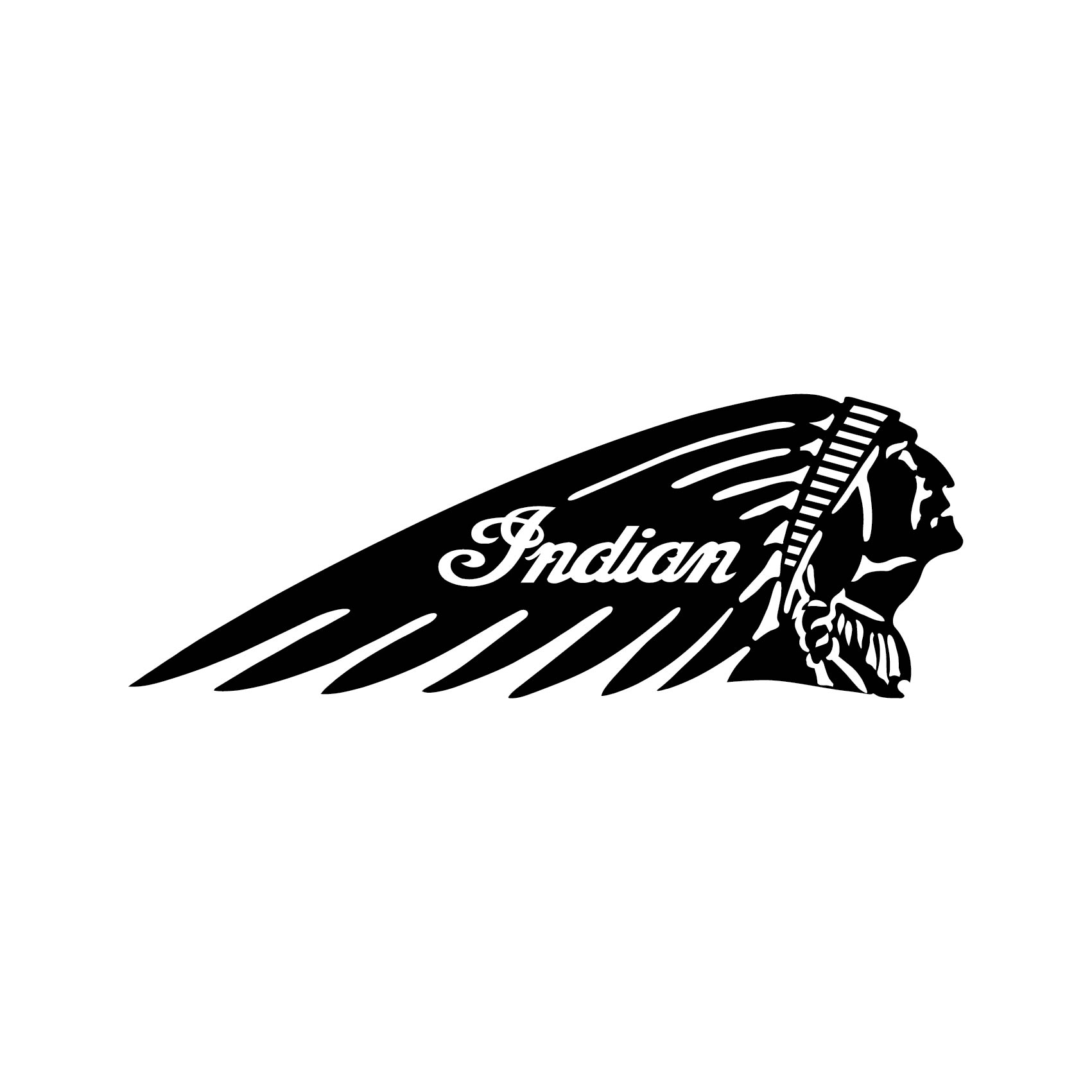 STICKERS INDIAN MOTORCYCLE DROITE