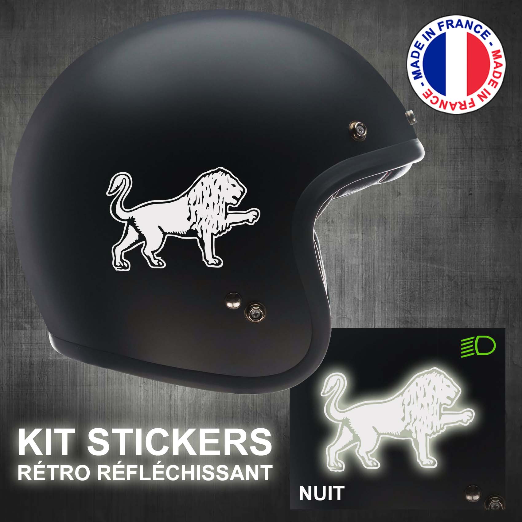 stickers-casque-moto-benelli-lion-retro-reflechissant-ref1-autocollant-blanc-reflective-sticker-casques-securite-adhesif-scooter-ref1benellicasqueretro