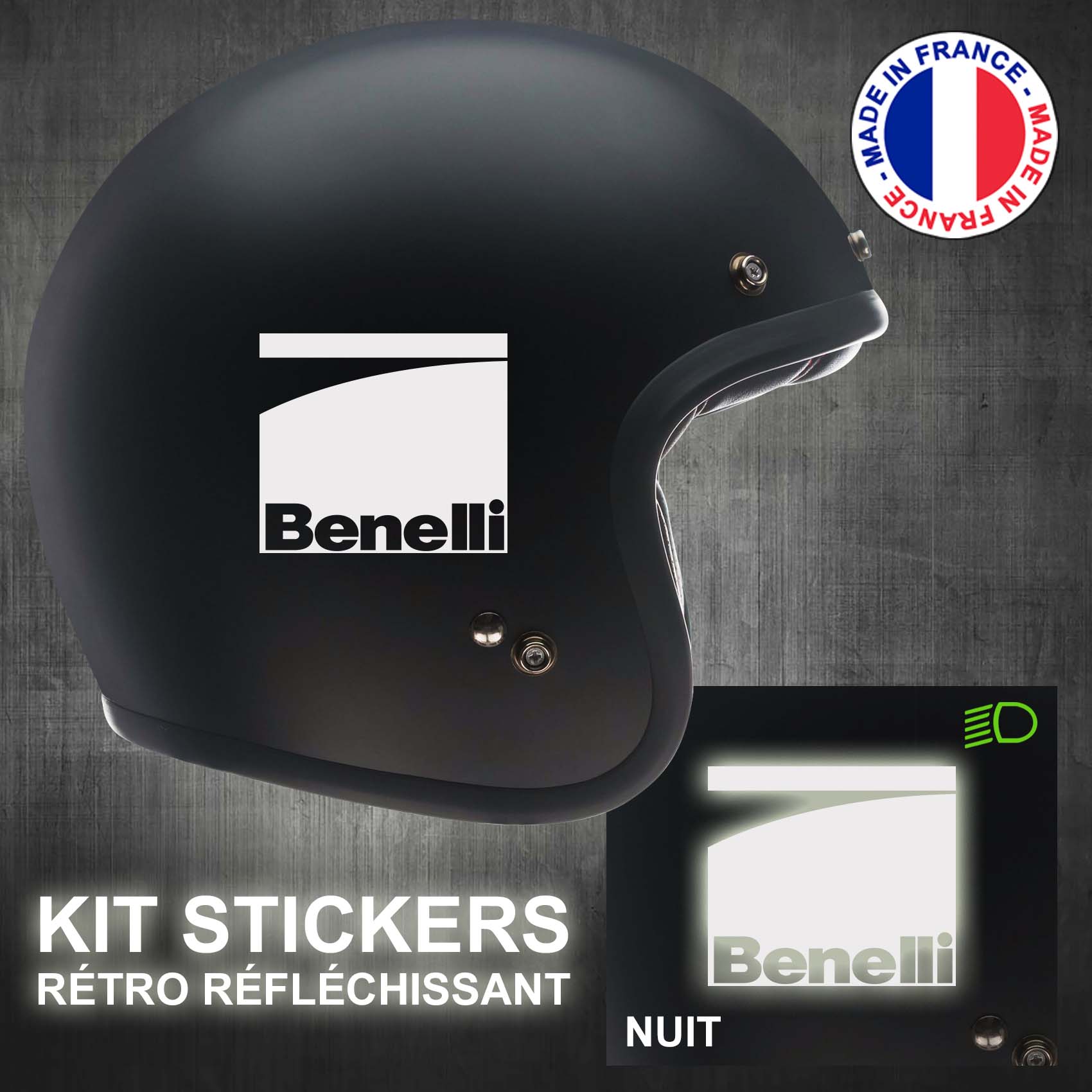 stickers-casque-moto-benelli-retro-reflechissant-ref3-autocollant-blanc-reflective-sticker-casques-securite-adhesif-scooter-ref3benellicasqueretro