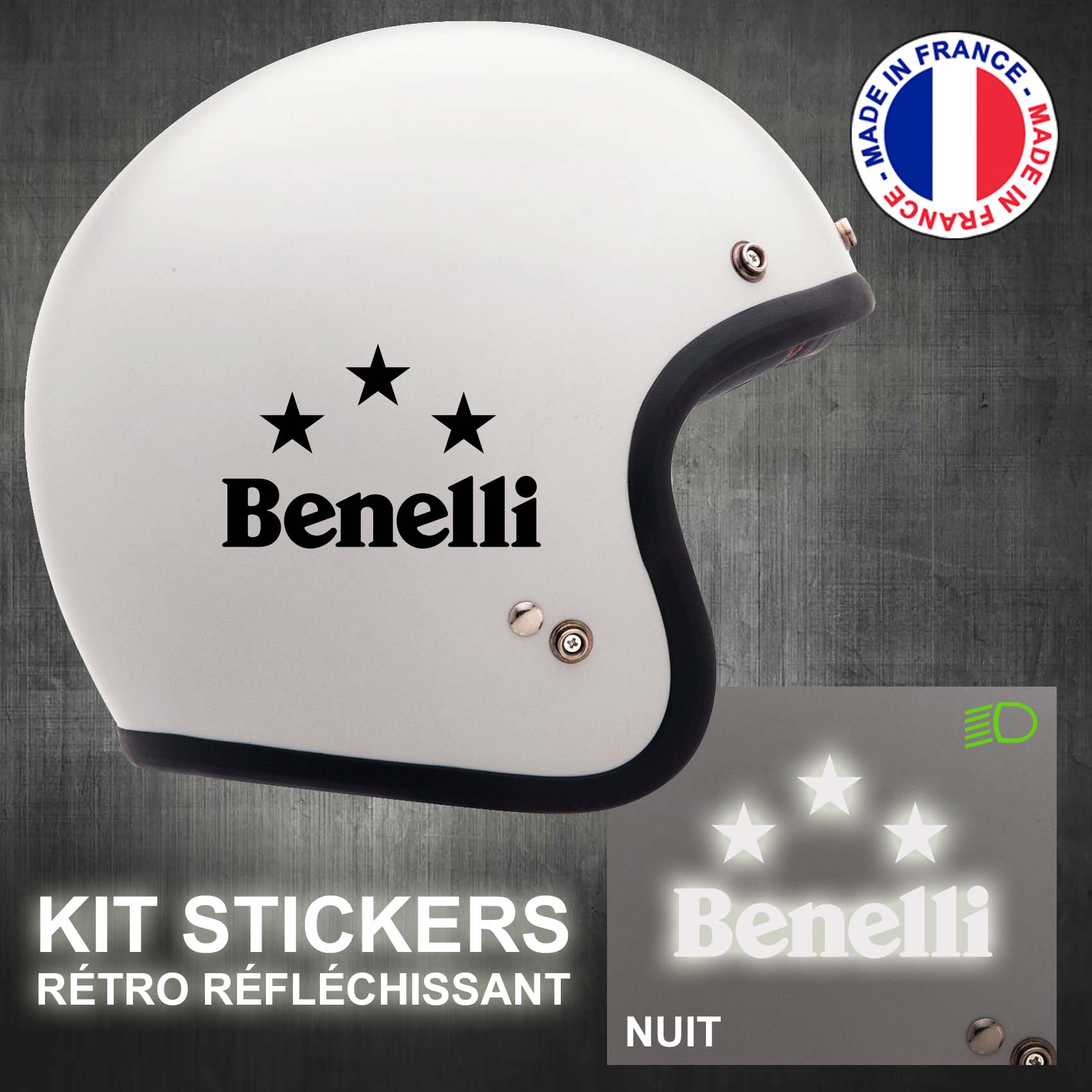 stickers-casque-moto-benelli-retro-reflechissant-ref4-autocollant-noir-reflective-sticker-casques-securite-adhesif-scooter-ref4benellicasqueretro