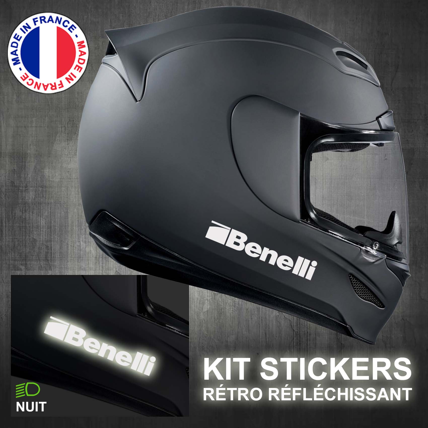 stickers-casque-moto-benelli-retro-reflechissant-ref5-autocollant-blanc-reflective-sticker-casques-securite-adhesif-scooter-ref5benellicasqueretro