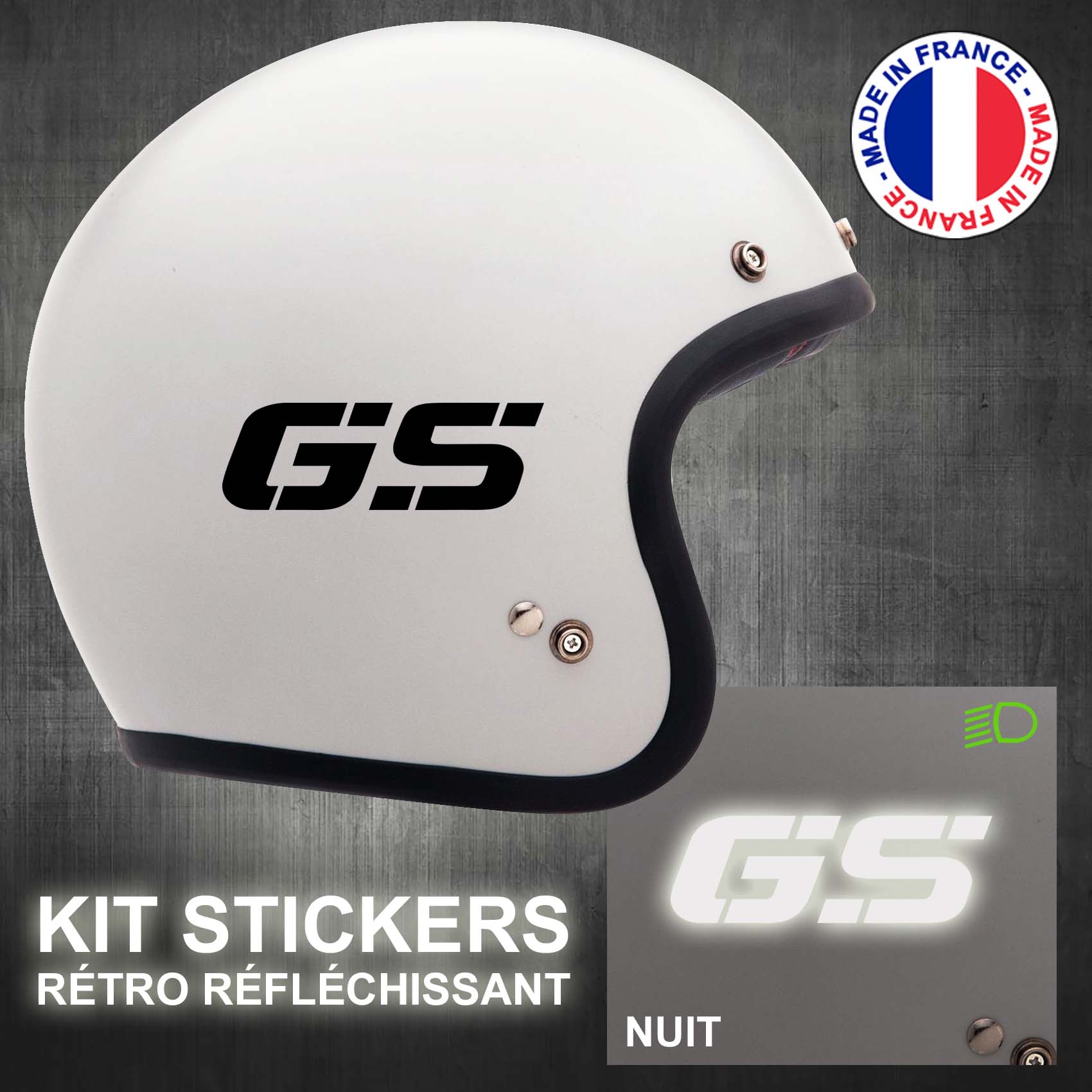 stickers-casque-moto-BMW-retro-reflechissant-ref4-autocollant-GS-noir-reflective-sticker-casques-securite-adhesif-scooter-ref4bmwcasqueretro