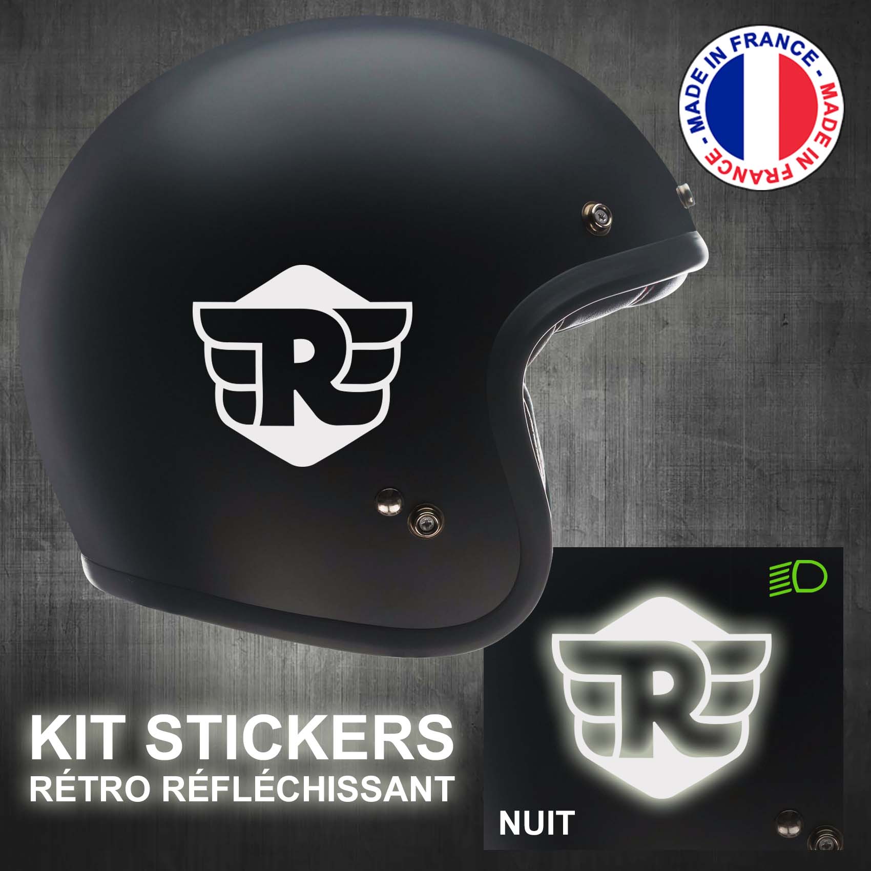 stickers-casque-moto-royal-enfield-retro-reflechissant-ref1-autocollant-blanc-reflective-sticker-casques-securite-adhesif-scooter-ref1royalenfieldcasqueretro
