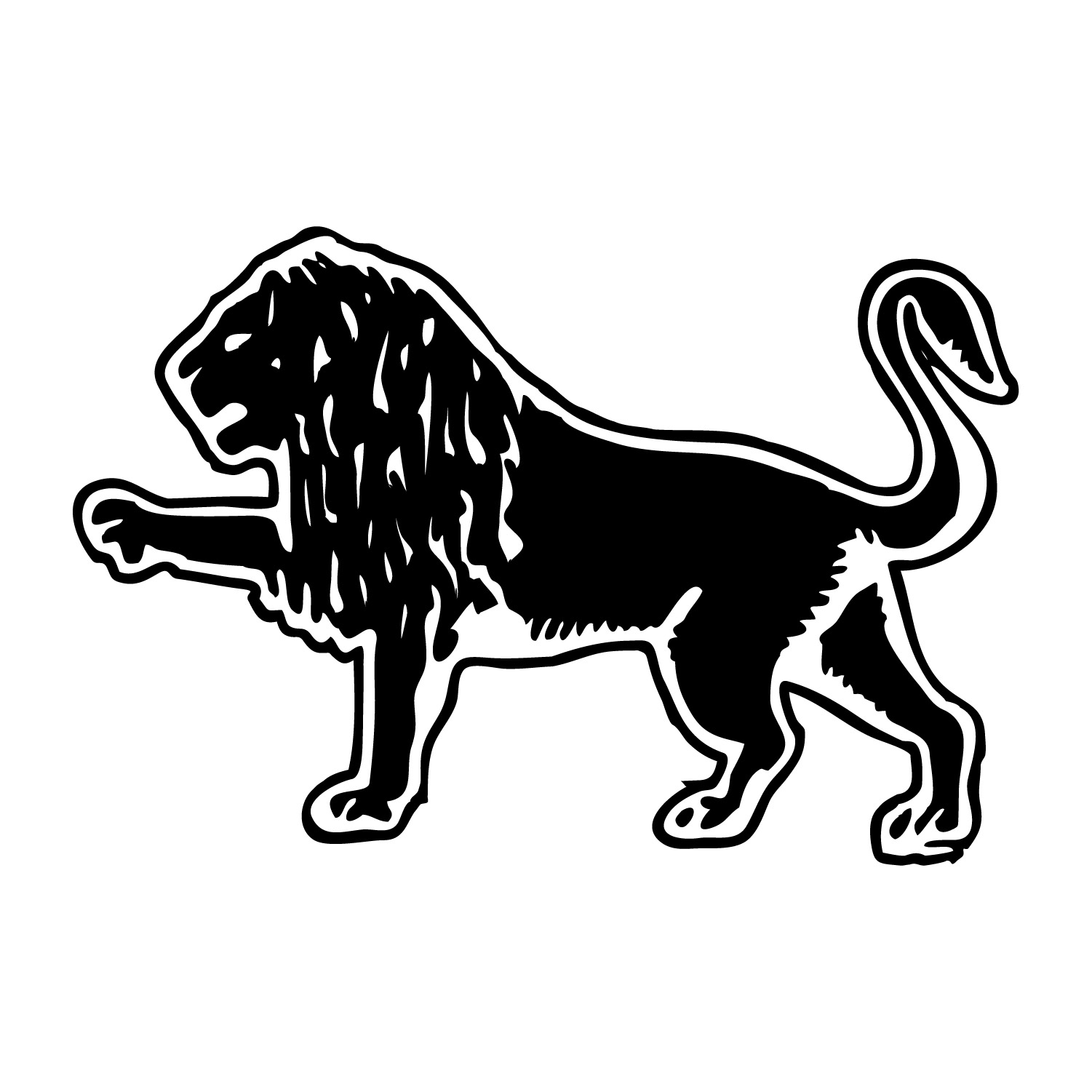 ref6benelli-stickers-benelli-lion-autocollant-moto-sticker-benelli-lion-gauche