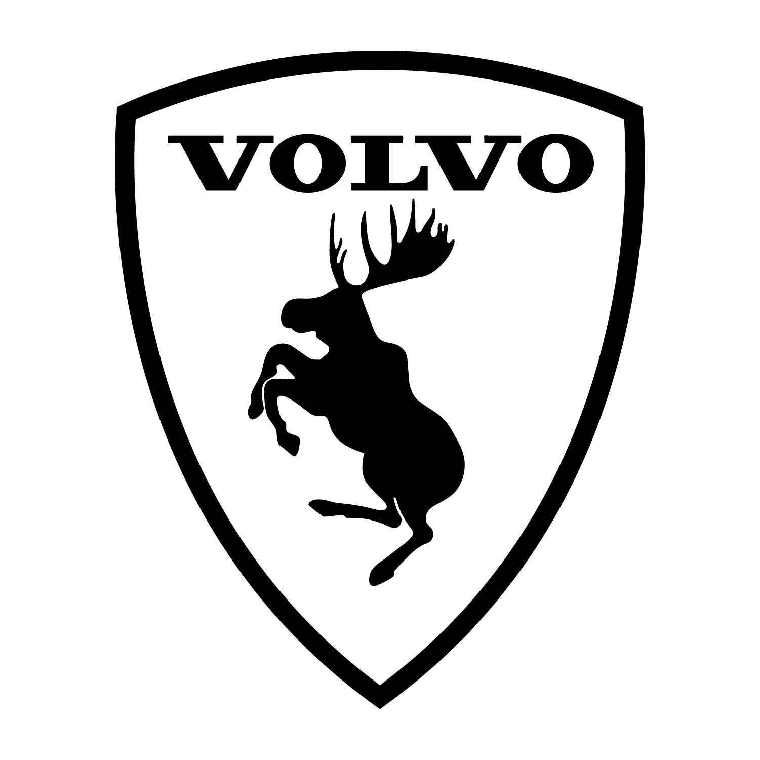 ref12volvotruck-stickers-volvo-élan-blason-autocollant-camion-volvo-sticker-poid-lourd-truck-voiture-élan-renne-caribou