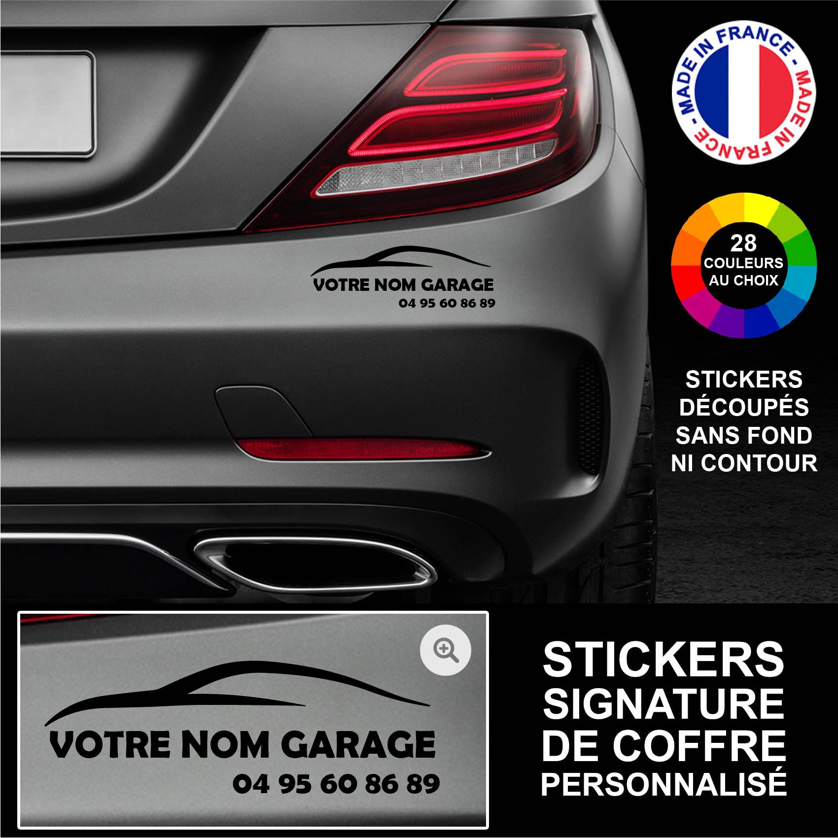 ref1signaturedecoffre-stickers-signature-de-coffre-personnalisé-m1-sticker-signature-garage-autocollant-signature-carrosserie-sur-mesure