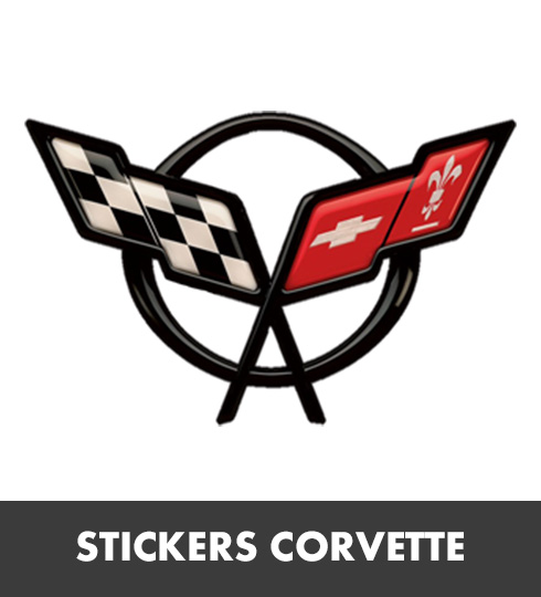 Stickers voiture sport Corvette