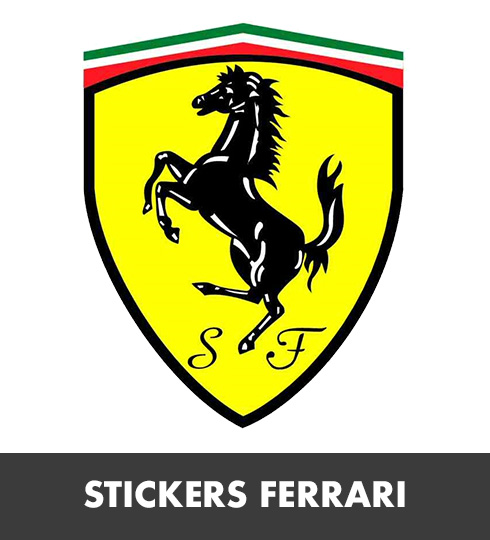 Stickers voiture sport Ferrari