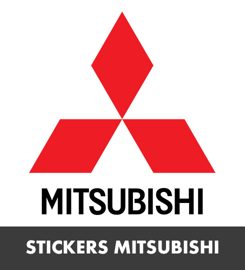 Stickers voiture Mitsubishi
