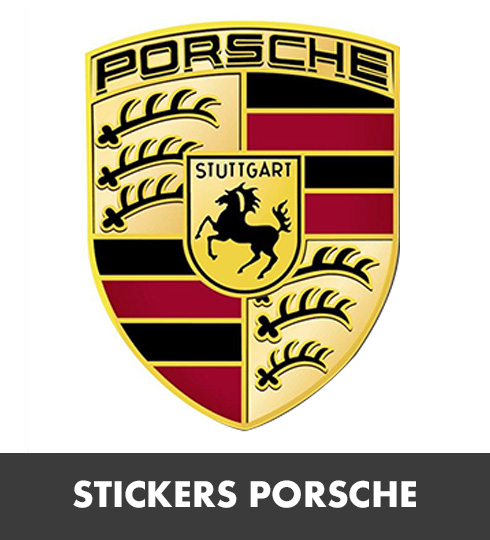 Stickers voiture sport Porsche