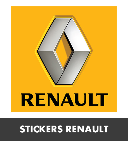 Stickers voiture renault