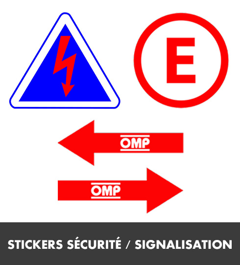Stickers Rallye Sécurité et Signalisation