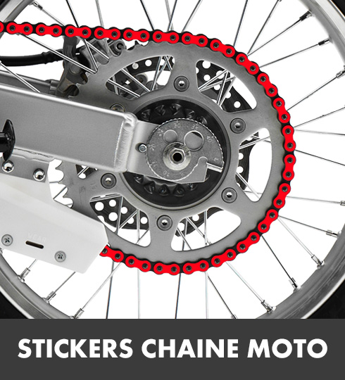 Stickers Kit chaine moto