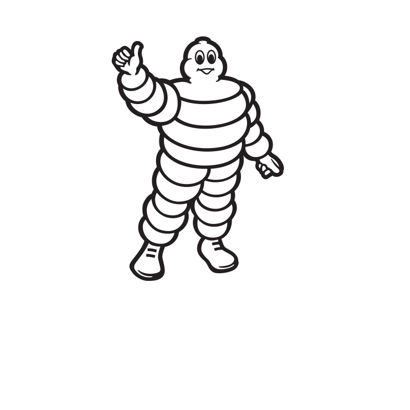 Stickers Michelin Bibendum - autocollant 4x4 tout-terrain PremStick