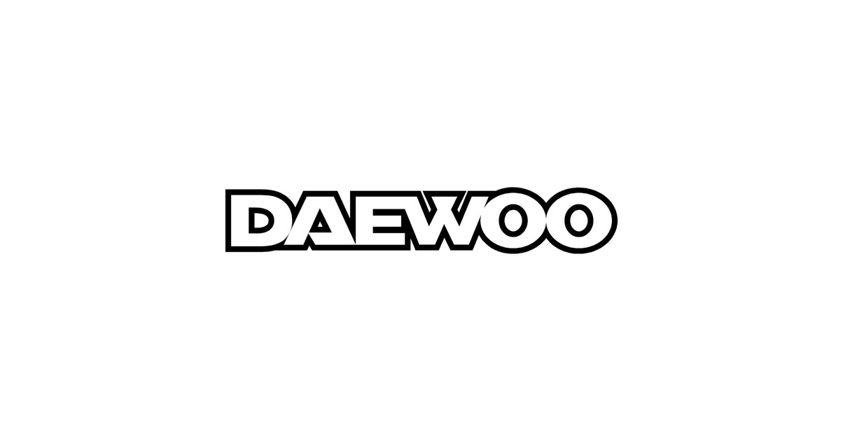 Stickers Daewoo Texte - Autocollant Voiture