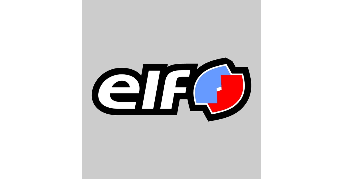 Autocollant ELF Logo - Stickers Sponsor et marque