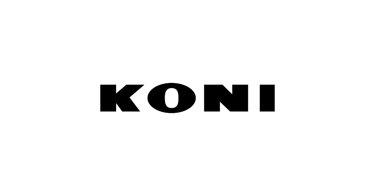Stickers Koni écriture - Autocollant Sponsor et marque