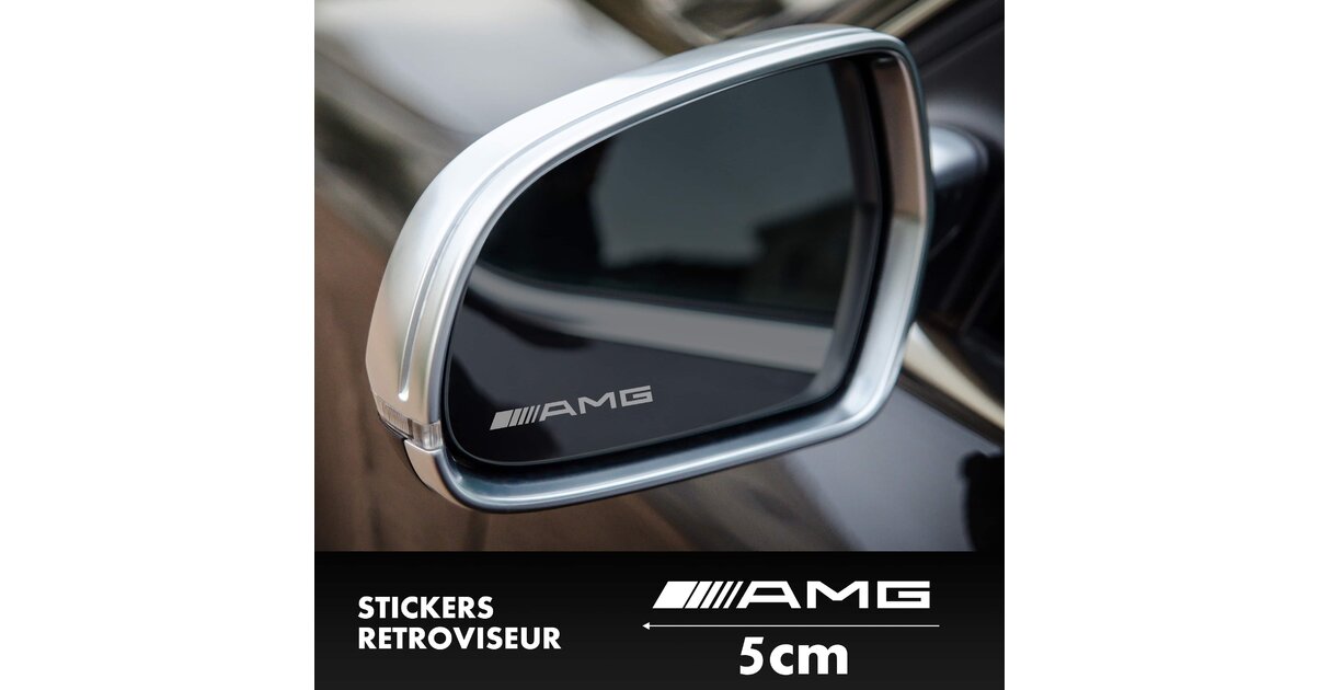 Stickers Retroviseur Mercedes AMG - Autocollant voiture