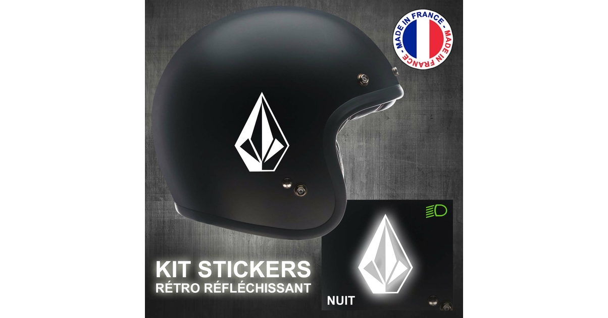 Stickers réfléchissants pour casque jantes couleurs au choix honda Stickers réfléchissants pour casque jantes couleurs au choix honda