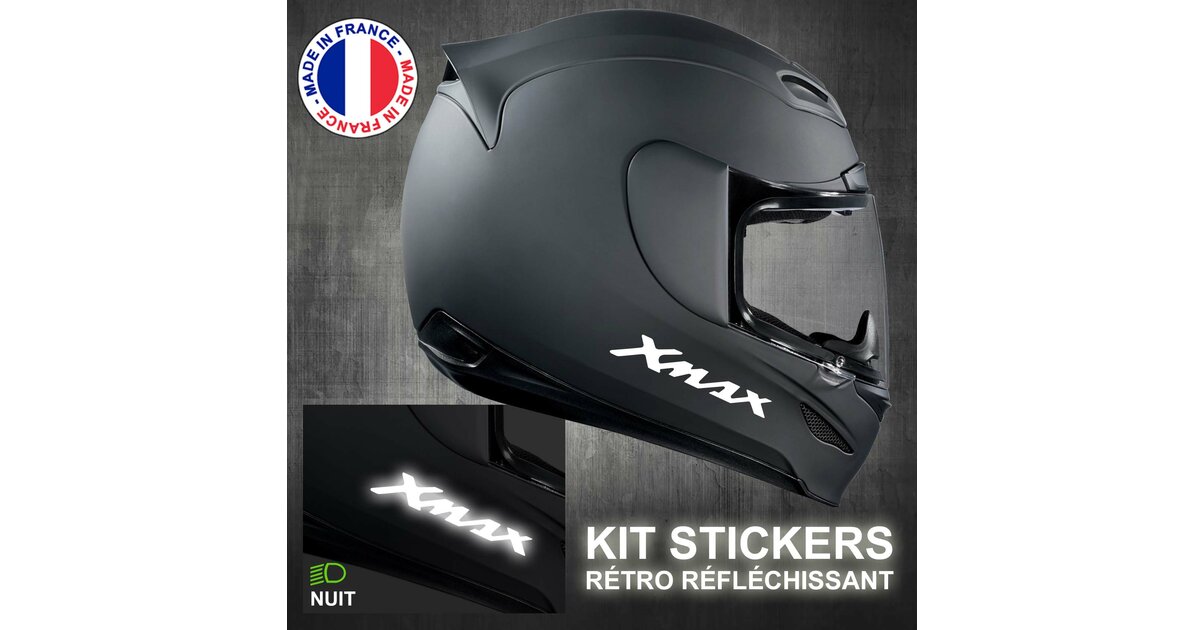 Autocollants Réfléchissants Noirs Pour Casque Moto/vélo - Lot De 22 Bandes - Sécurité Nuit