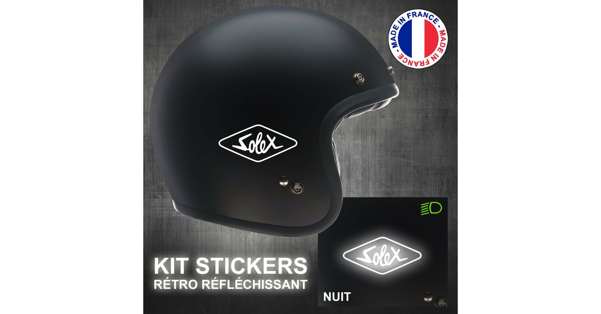 Stickers Solex Ecriture - Autocollant pour Moto