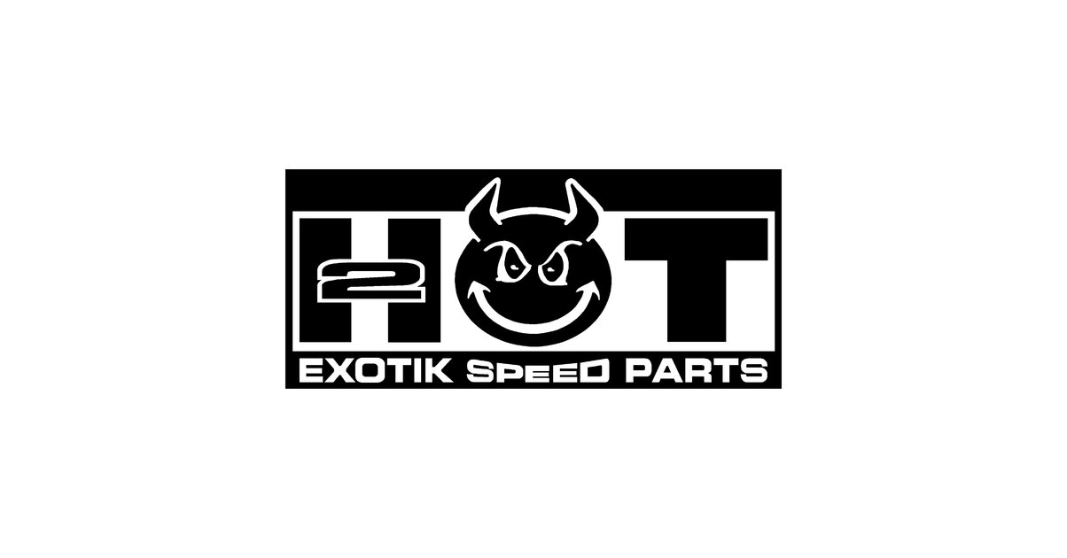 Autocollant 2 Hot Logo - Stickers Sponsor et marque