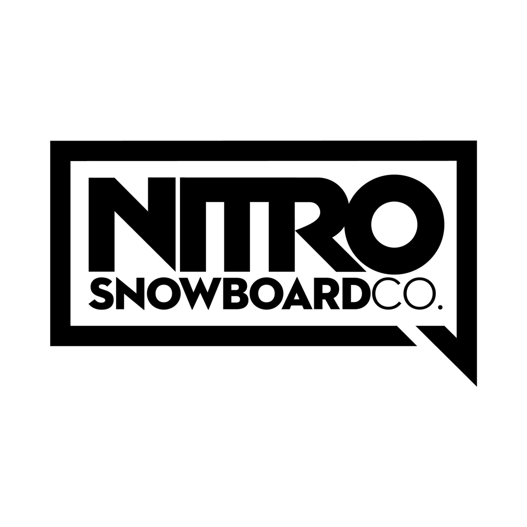 Stickers Nitro Snowboard Co Logo Autocollant Snowboard