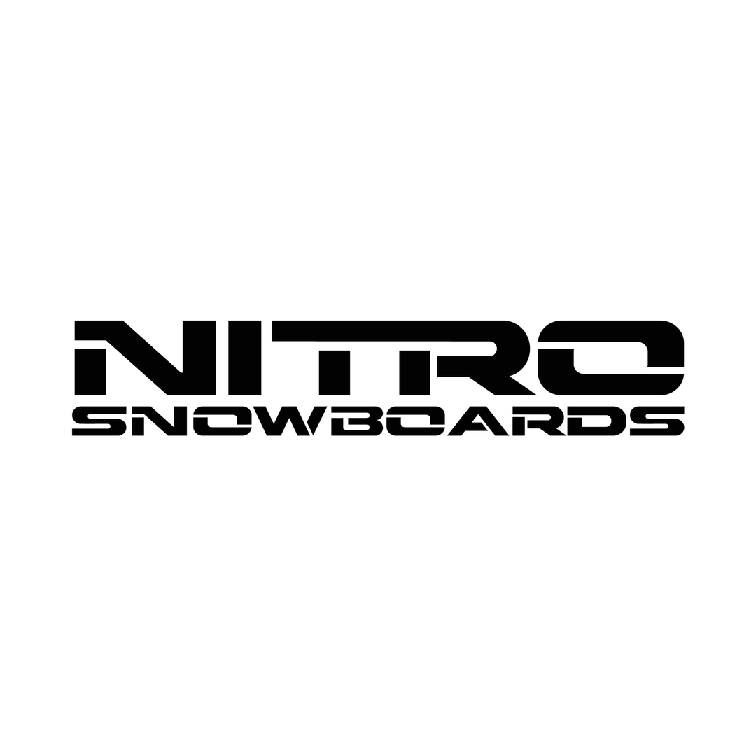 Stickers Nitro Snowboard Autocollant Snowboard