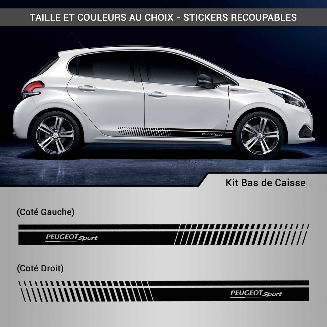 Sticker autocollant marque Peugeot ref 1