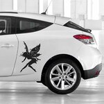 stickers fee-design-ref18feevoiture-autocollant-fée-sticker-deco-voiture-decoration-auto