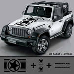 Jeep 1700x1700 Capot et portiere KIT 4