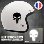 stickers-casque-moto-the-punisher-harley-ref2-retro-reflechissant-autocollant-moto-velo-tuning-racing-route-sticker-casques-adhesif-scooter-nuit-securite-decals-personnalise-personnalisable-