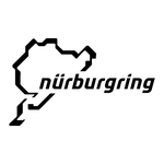 sticker nurburgring ref 1 tuning audio sonorisation car auto moto camion competition deco rallye autocollant