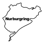 sticker nurburgring ref 3 tuning audio sonorisation car auto moto camion competition deco rallye autocollant