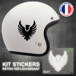 stickers-casque-moto-aigle-retro-reflechissant-ref1-autocollant-noir-reflective-sticker-casques-securite-adhesif-scooter-ref1aiglecasqueretro