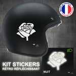 stickers-casque-moto-rose-retro-reflechissant-ref3-autocollant-blanc-reflective-sticker-casques-securite-adhesif-scooter-ref3rosecasqueretro