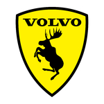 ref13volvotruck-stickers-volvo-élan-blason-couleurs-autocollant-camion-volvo-sticker-poid-lourd-truck-voiture-élan-renne-caribou