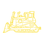 ref8caterpillar-stickers-dessin-caterpillar-autocollant-caterpillar-sticker-engins-travaux-machines-pelle-grue-chargeuse