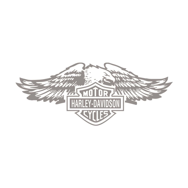 aigle logo Harley Davidson effet 3D Pour réservoir ou casque. Adesivi Compulsivi Sticker 