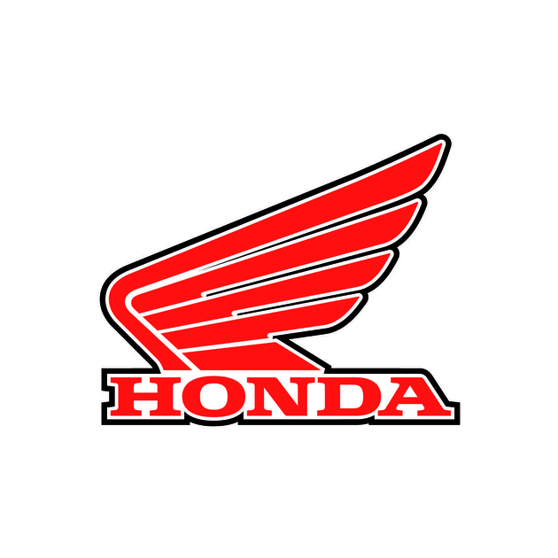 Stickers Honda ombre - Autocollant moto