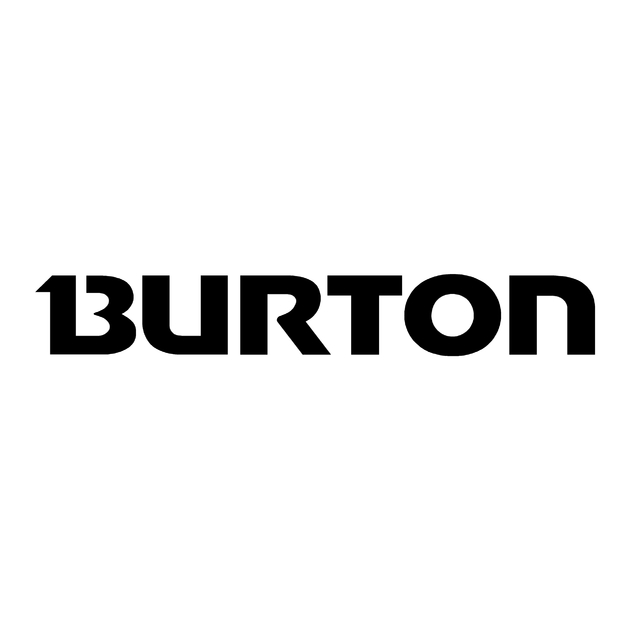 Autocollant Burton écriture - Stickers Sponsor et marque