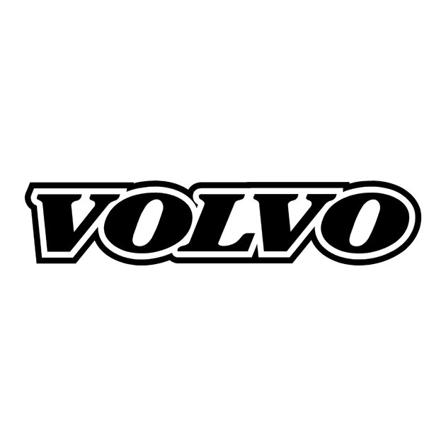 Stickers Volvo texte ref2 - Autocollant voiture