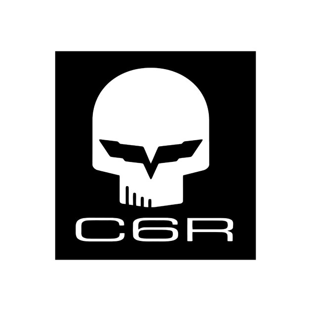 Stickers Corvette C6R Crane - Autocollant voiture